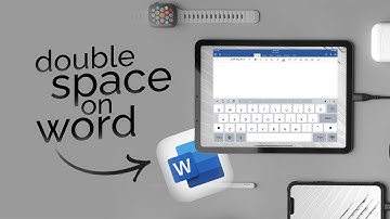 How to Double Space on Word on iPad (tutorial)