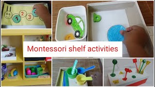 Montessori-inspired shelf activities(Age 20 to 24 monthToddlers)
