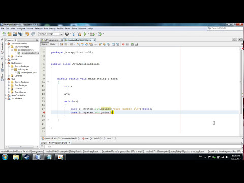 Switch case in Java Programming
