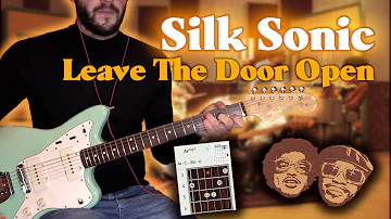 Bruno Mars, Anderson .Paak, Silk Sonic - Leave the Door Open | GUITAR COVER