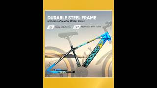 Vesco Stag 24T Fat Tyre Cycle For Boys, Kids 15, 21 Gears Cycle, Dual Disc Brakes, Front Suspe...