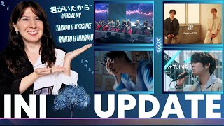 INI UPDATE: ’君がいたから’ Official MV; TAKUMI&KYOSUKE - 蕾; RIHITO - 1X3; HIROMU in Re:Re:Re:TUNE🍂Reaction