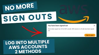 How to login into multiple aws accounts in single browser | login different aws accounts