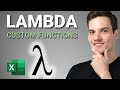 How to use LAMBDA to make Custom Functions in Excel