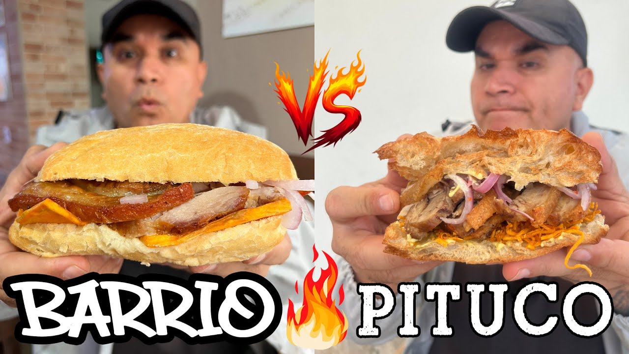 🥪 PAN CON CHICHARRÓN de BARRIO vs PITUCO ¿Cuál es mejor? | Dilo Nomás Ft. @samuride33