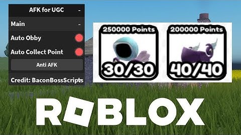 [FREE UGC] AFK for UGC OP SCRIPT (AUTO OBBY - COLLECT POINT)