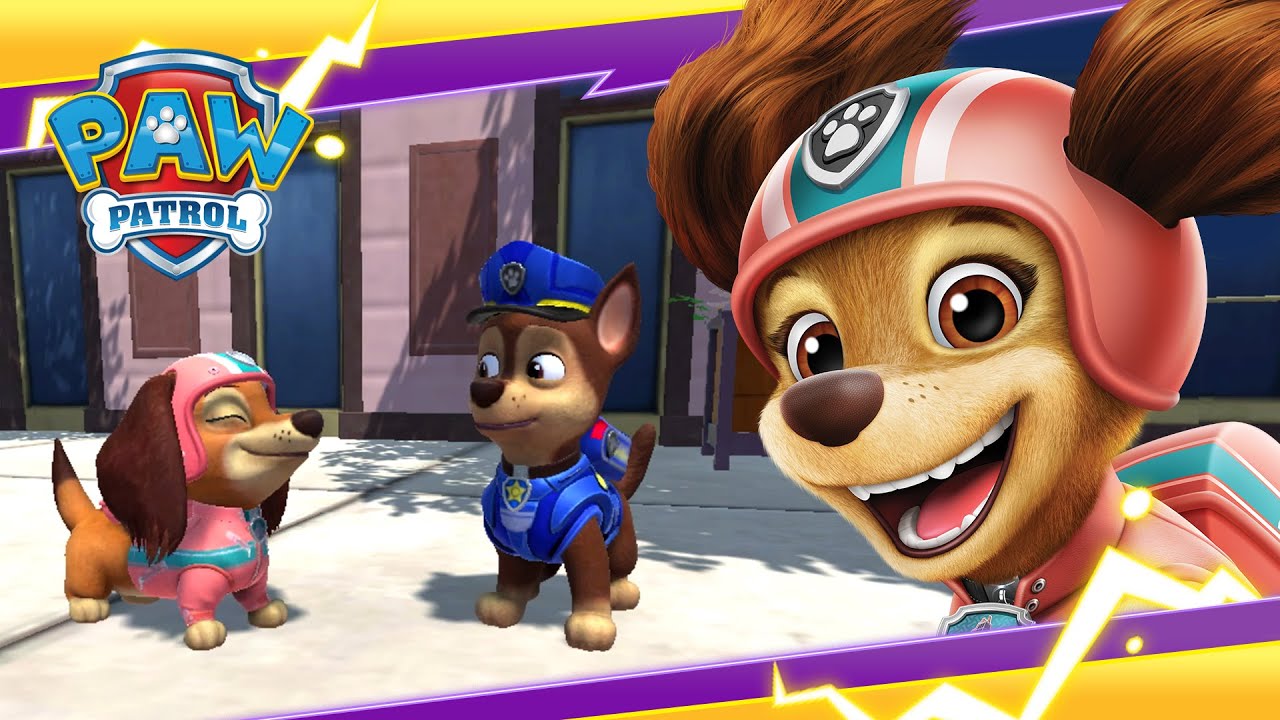 Los Moto Pups y Liberty al rescate! - PAW Patrol Episodio Español - Patrulla  de Cachorros 