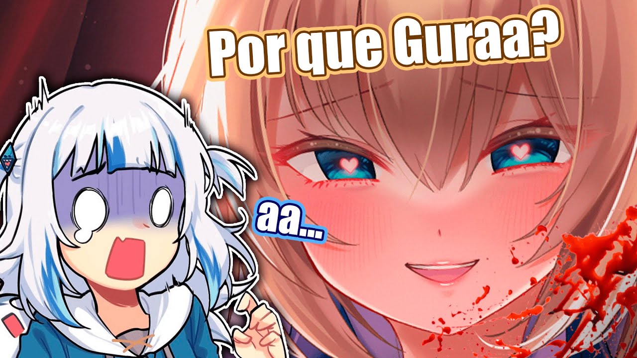 Haachama descobre que Gura tem medo dela [Hololive EN sub BR]