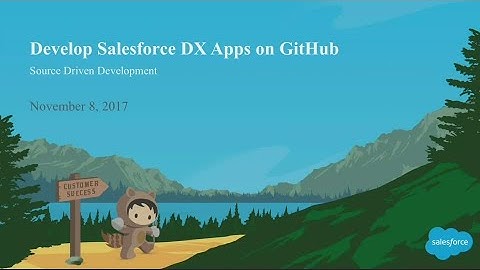 Develop Salesforce Apps on GitHub
