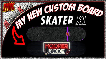 My new custom board graphic (Skater XL)