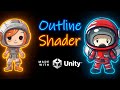 Glowy outline shader and controller  amplify shader editor  unity tutorial