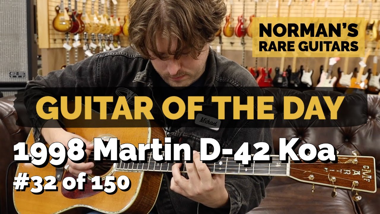 Guitar of the Day: 1998 Martin D-42 Koa #32 of 150 | Norman's Rare Guitars