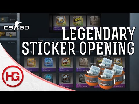 Hatton Opens DreamHack Legendary Stickers (CS:GO)