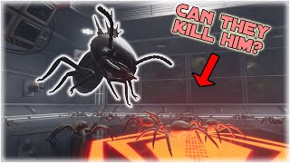 Can 50 Spiderlings Kill The Termite King - Grounded Bug Battle Requests!