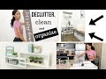 DECLUTTER, CLEAN, & ORGANIZE WITH ME! // STORAGE ROOM TRANSFORMATION // DECORATING SMALL SPACES