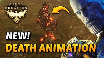 The BEST DEATH animation we have seen in an MMORPG! - Ashes of Creation