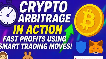 ⏱️ Crypto Arbitrage in Action | Fast Profits Using Smart Trading Moves!