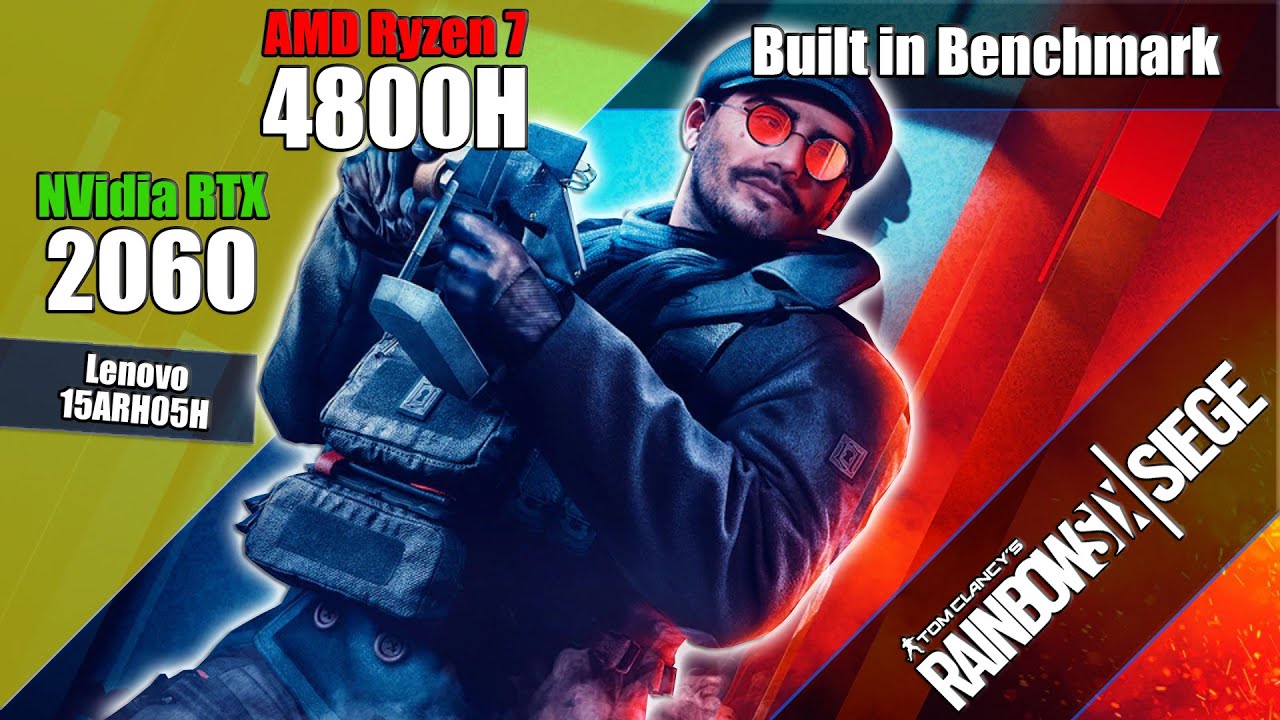 Rainbow Six Siege - Ryzen 7 4800H + RTX2060 Built in Benchmark (Lenovo Legion 5 15ARH05H)