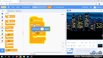 Scratch ile Kodlama Dersleri 4 - Animasyon