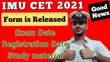 IMU CET 2021 Form is Released // Exam Date / Registration Date