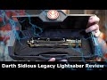 Star wars galaxys edge darth sidious legacy lightsaber review