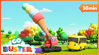 buster giant ice cream magic stories adventures kids moonbug