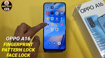 How To Set Fingerprint Lock Oppo a16 | Oppo a16 Finger Lock कैसे लगायें |  @akstech4u