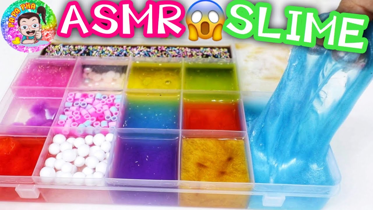 ASMR Slime Ep.7 Collection Slime สไลม์คอลเลคชั่น 2019 l By ปาปาภา - YouTube