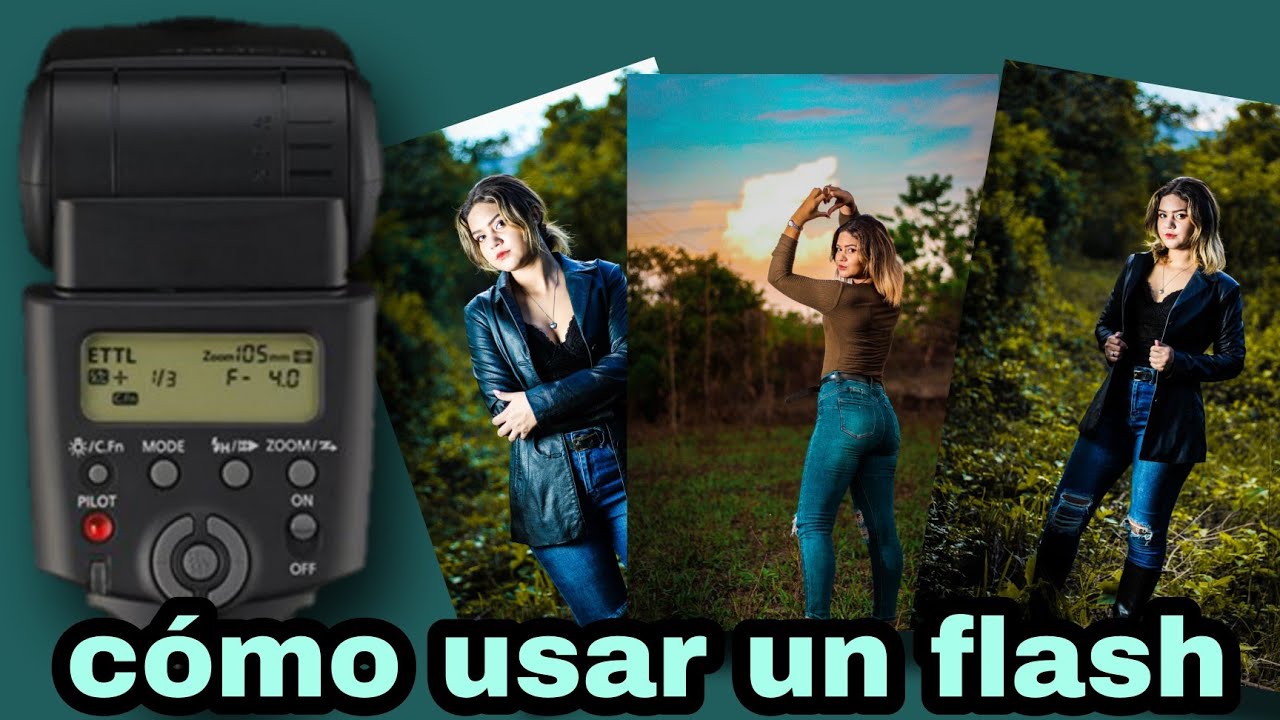 cómo usar un flash de cámara fácil y rápido 📸 flash externo canon 430EX 