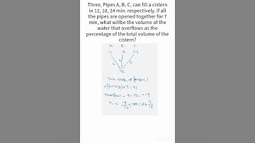 Pipe and Cistern #ssc #bankingexams #rrbntpc #rrb #clerk #ibpspo  #ssccgl