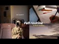 FALL ROUTINE عطلة تنظيم الوقت دراسة 