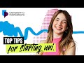 Top tips for first years  starting uni