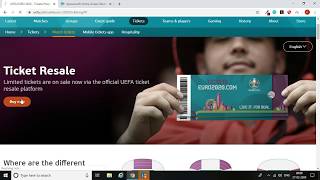 Euro Cup 2020 Resale Portal Follow Along Demo |  How To Buy Euro Cup 2020 Tickets screenshot 3