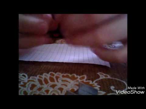 როგორ დავხაზოთ წრე ფარგლის გარეშე(სტეპლერის ტყვიებით)||Mari's Vlog