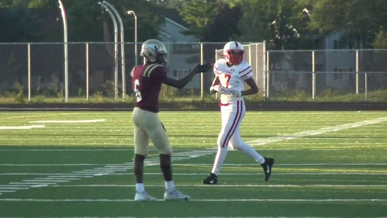 High School football Mil. Vincent vs St Francis Program Athlete