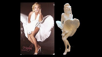 #shorts Marilyn Monroe 3D Printed Model | Goodies 3D |