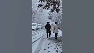 Beautiful Snowfall In Kabul Afghanistan Viral Shorts Snow Share Afghanistan Viralshorts 