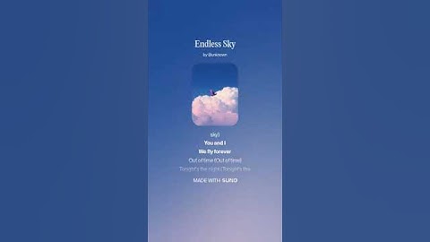 Thumbnail of Endless Sky Reprise - Music by Suno