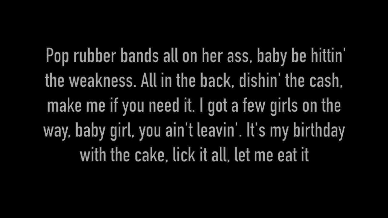 Chris brown Party lyrics ft Gucci Mane 