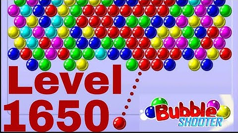Bubble shooter game level 1650 winnn 🏆 #games @Yara.gamer248