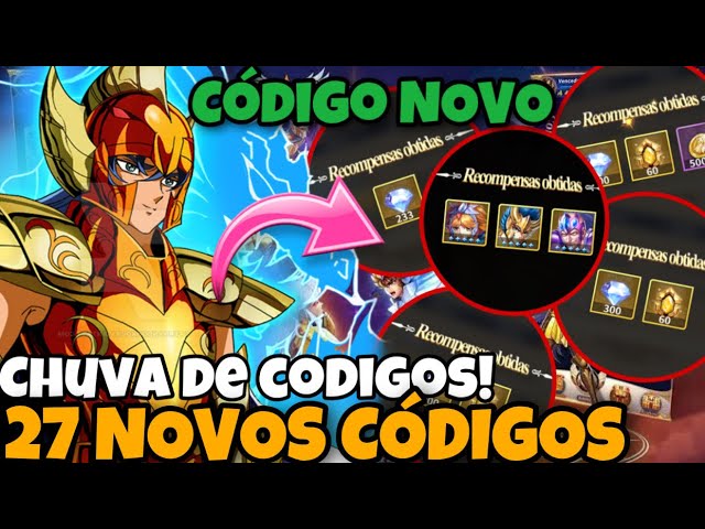 Códigos Saint Seiya Lendas da Justiça: Confira a lista de códigos  disponíveis em setembro de 2022 - Millenium