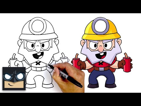 How To Draw Dynamike 🧨 Brawl Stars