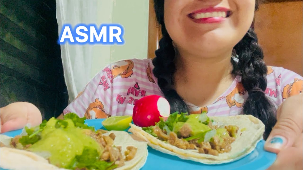 ASMR | Comiendo Tacos 🌮😋