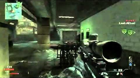 MW3 throwing knife 360 game winning kill