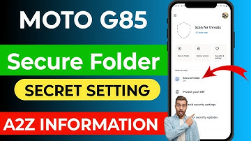 How to lock or hide Moto g85 App 2025 | Moto Secure Folder