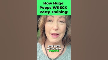 How Huge Poops WRECK Potty Training!  #pottytraining #parenting #toddlers #constipation