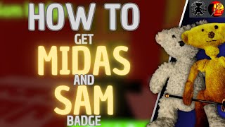How to get MIDAS and SAM BADGE in BEAR ALPHA RP REMASTERED 2024 - Mastrosam and D0M ft @DraggedBox
