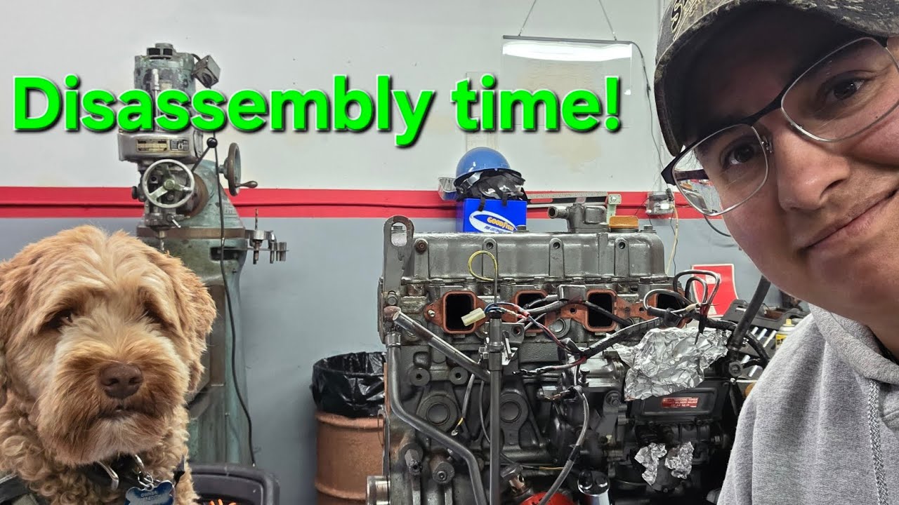 ⁣Yanmar 4JHBE: Removing the marine gear!