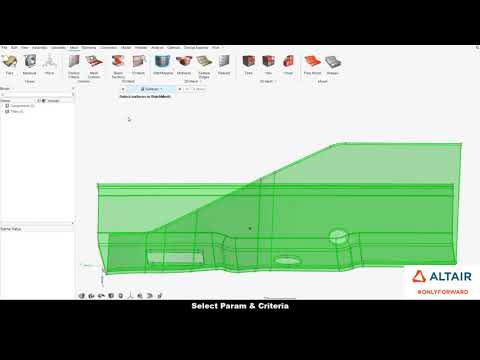 Learn HyperWorks  Interface - BATCHMESH