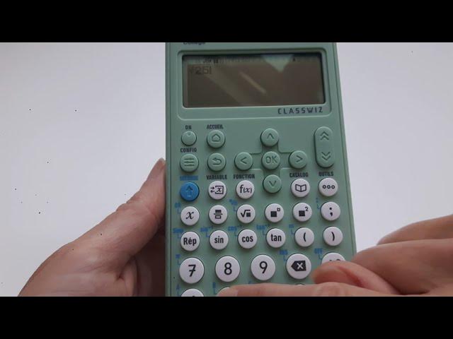 Comment changer la pile d'une calculatrice Casio fx 92 